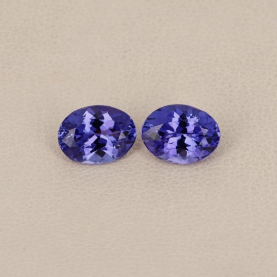 Pair of Tanzanite Oval