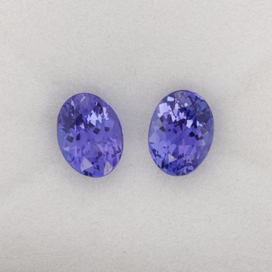 Pair of Tanzanite Oval