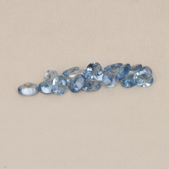 Piedras de Oval Aquamarine