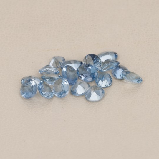 Piedras de Oval Aquamarine