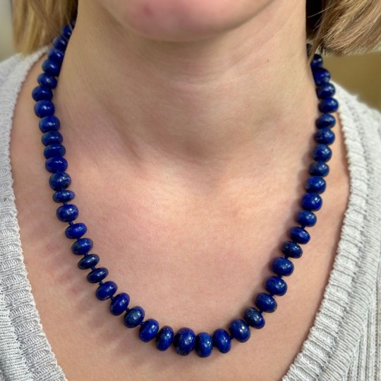 Lapis Necklace in Washer