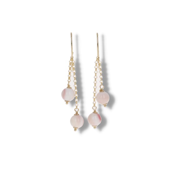 Pink Shell Earrings