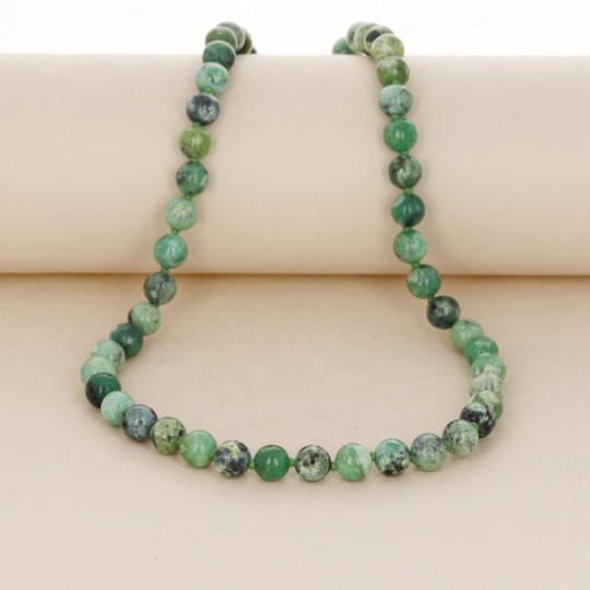 Collana Girocollo di Variscite Sferica