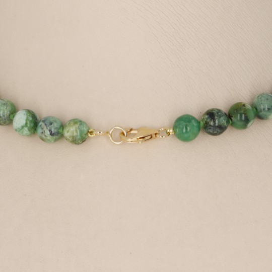 Collana Girocollo di Variscite Sferica