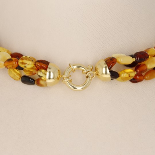 Torchon to 4 Baltic Amber Wire
