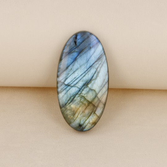 Pietra di labradorite Grigia Ovale