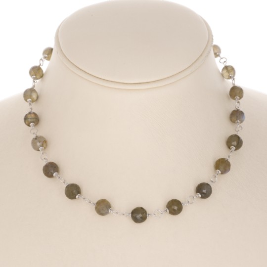 Spherical Labradorite Collier