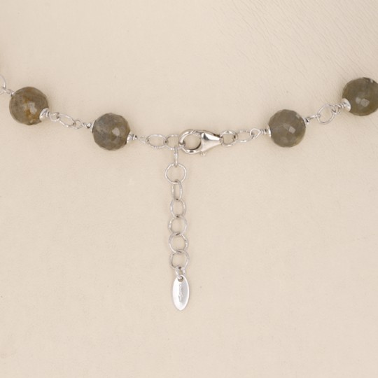 Spherical Labradorite Collier