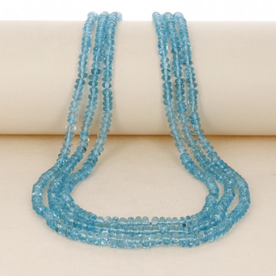 Three Strands Parallel Necklace by Apatite