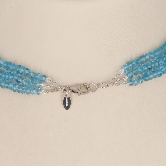 Three Strands Parallel Necklace by Apatite