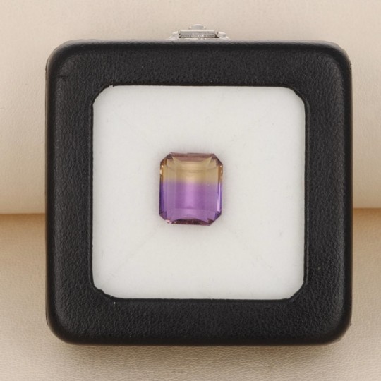 Ametrine Natural Stone Octagonal cutting