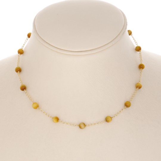 Parure Collier e Orecchini di Golden Eye