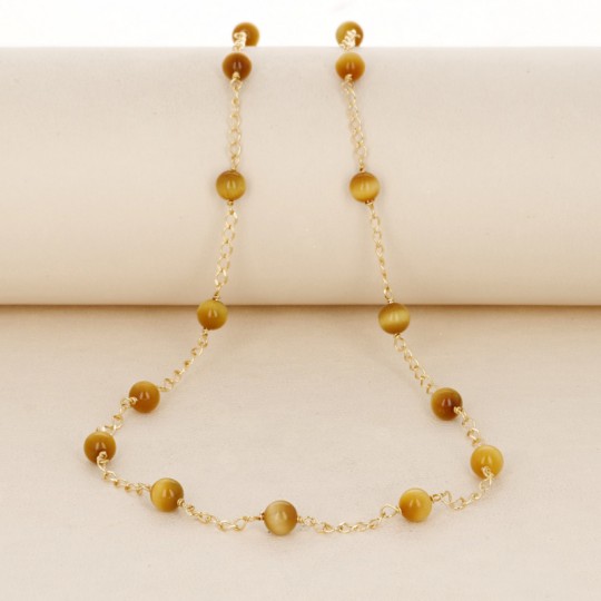 Parure Collier e Orecchini di Golden Eye