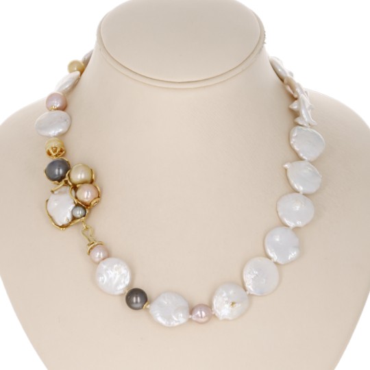 Freshwater Pearl and Sea Necklace