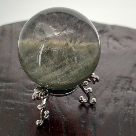 Quartz Sphere with Lodolite