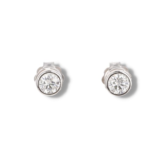 Cipollina Earrings with Synthetic Moissanite