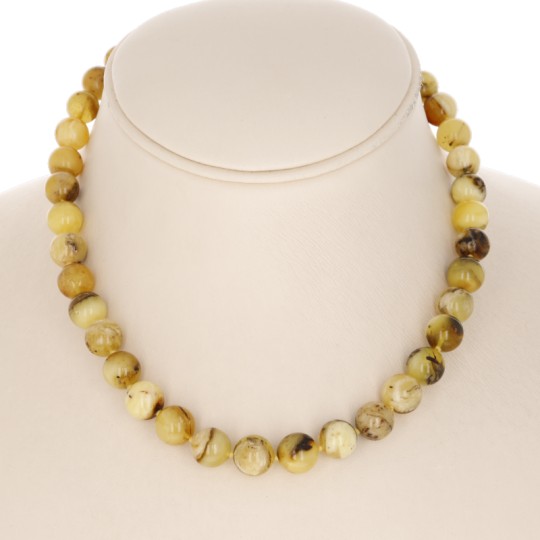 Amber Necklace and Earrings