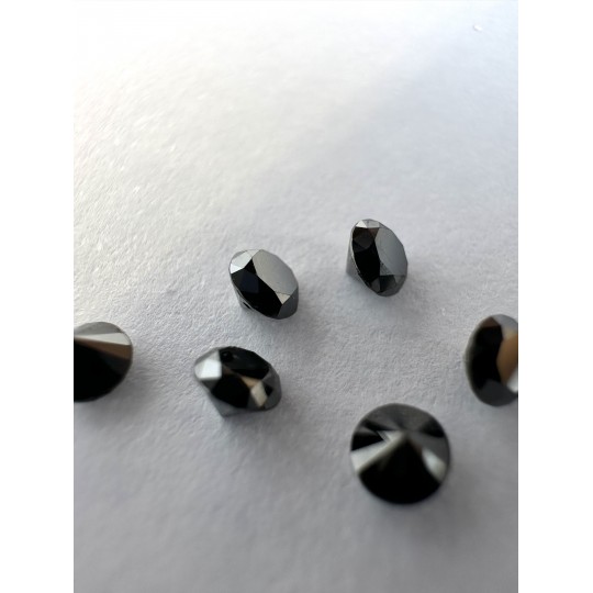 Lot 6 Stones Black Diamond RBC