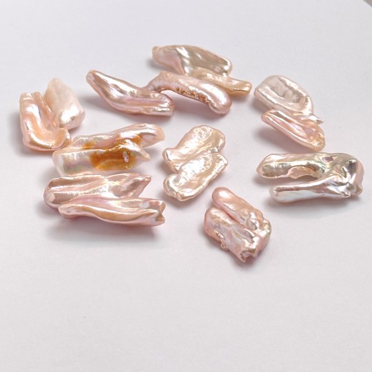 Offerta Lotto 9 Perle Rosa Barocche (Dragoni)