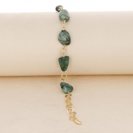 Massive Emerald Bracelet in Sasso