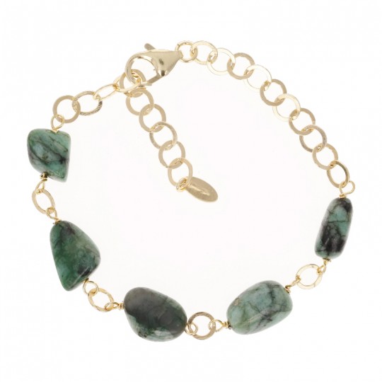 Massive Emerald Bracelet in Sasso