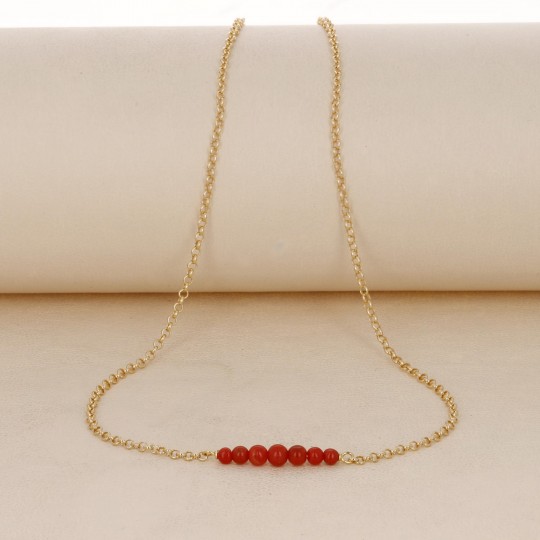 Red Coral Collier Model Light