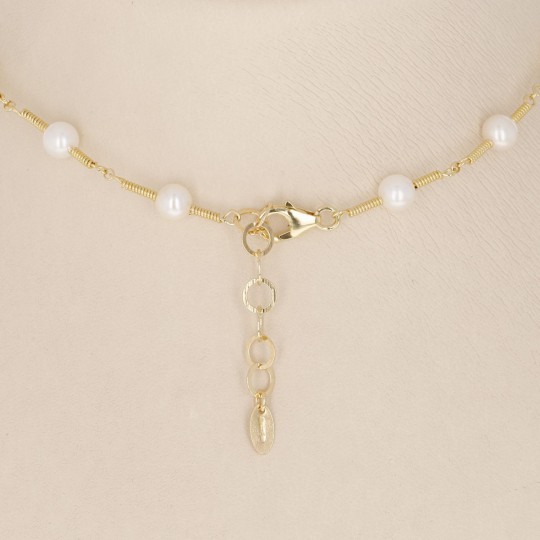 Collier con 17 perle D'acquadolce Semiround