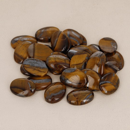 Offer Lot 30 Pietre Oval Tiger Eye