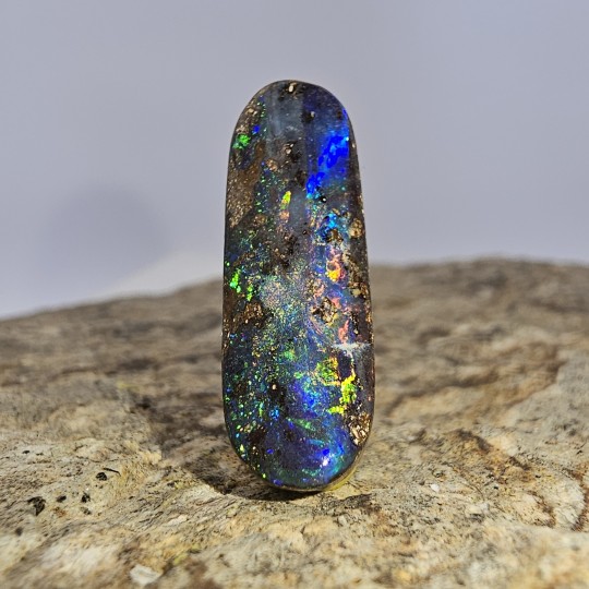 Opal Stone Boulder Cabochon Irregular Oval