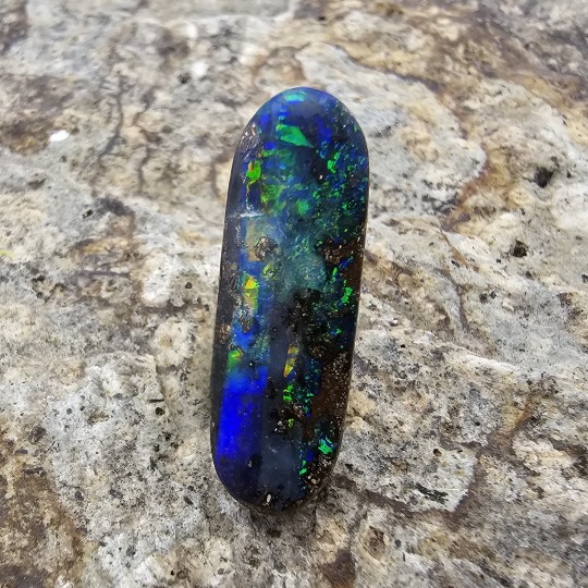 Opal Stone Boulder Cabochon Irregular Oval