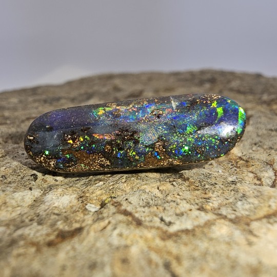 Opal Stone Boulder Cabochon Irregular Oval