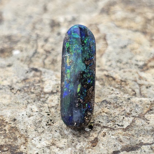 Opal Stone Boulder Cabochon Irregular Oval