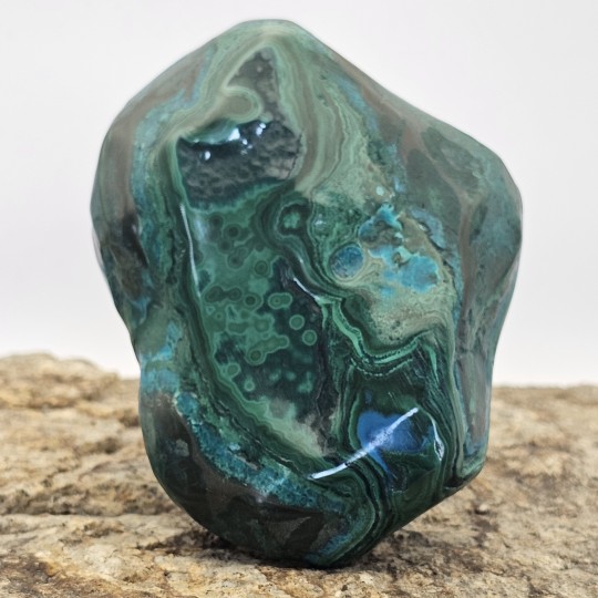 Pietra di Azurmalachite a Sasso Semigrezzo