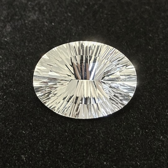 Stones Hyalous Quartz Oval Concave Cut