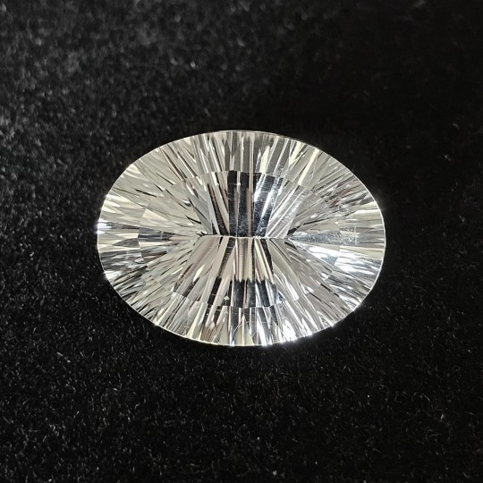 Stones Hyalous Quartz Oval Concave Cut