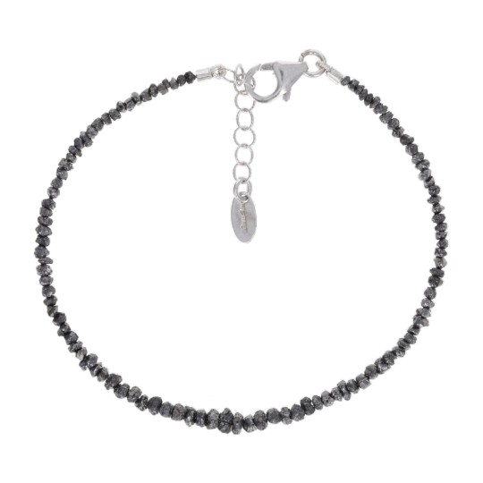 Parure Collana e Bracciale Diamanti neri