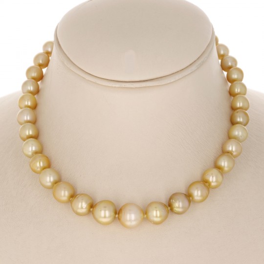 Australian Gold Baroches Regular Beads Necklace