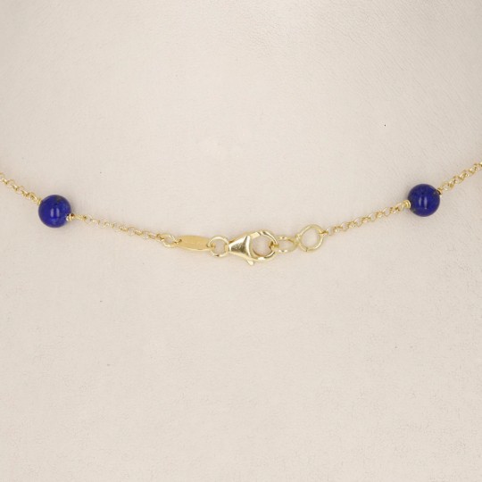 Collier di Lapis Sferico Liscio