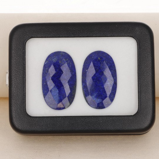 Couple Stones Lapis Cutting Chess Cut