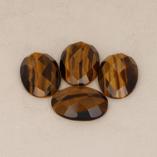 Angebot Lot 4 Steine von Tiger Eye