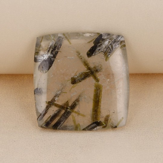 Stein Quarz mit Epidote