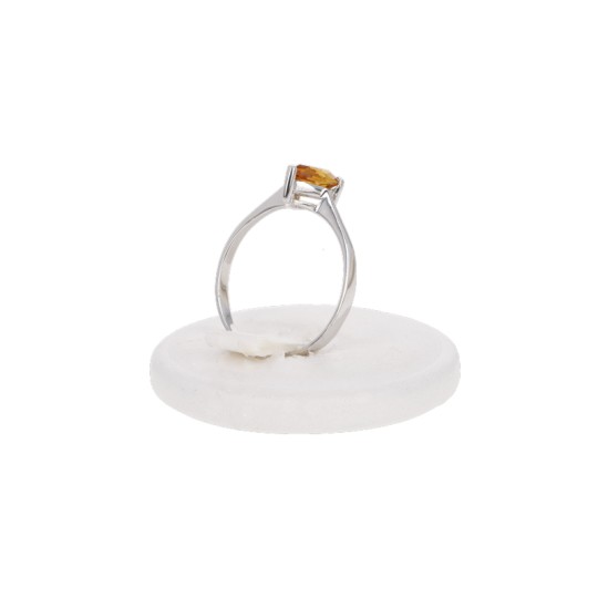 Ring with Citrine Quartz in Goccia