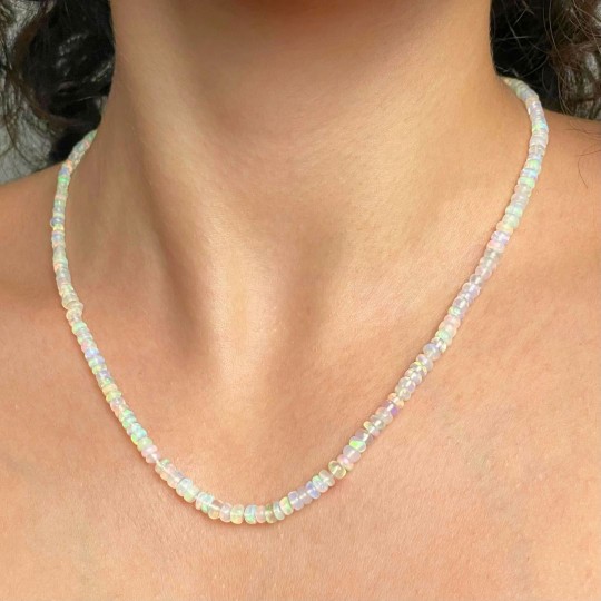 Opal Necklace Etiope Clear