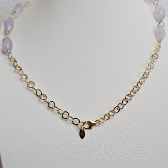 Collier Quarzo Lavanda in Sasso