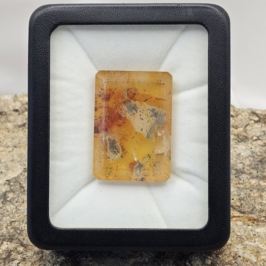 Stone Rectangular Hematoid Quartz