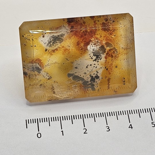 Stone Rectangular Hematoid Quartz