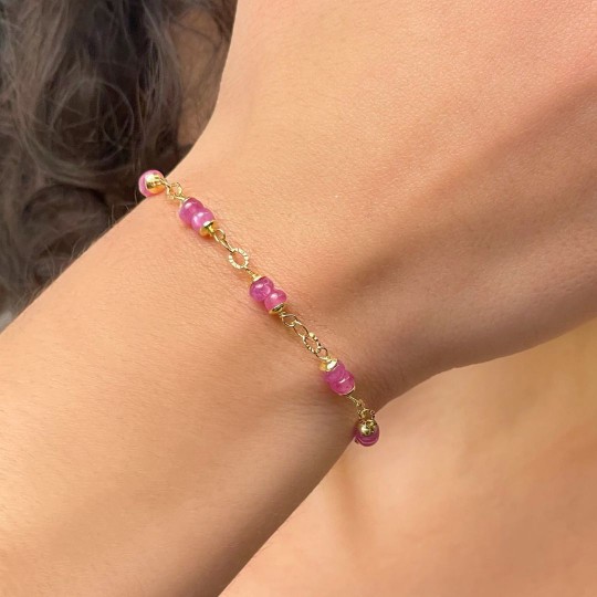 Ruby Armband mit Asterismus