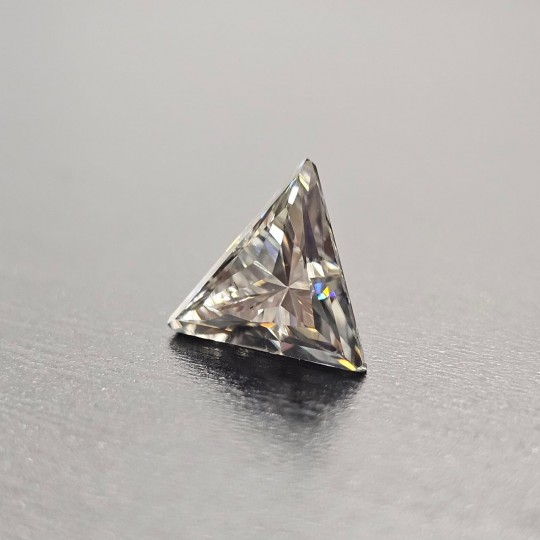 Pietra Moissanite Sintetica a Triangolo