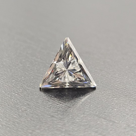 Pietra Moissanite Sintetica a Triangolo