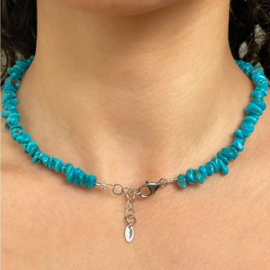 Turquoise Necklace with Matrix